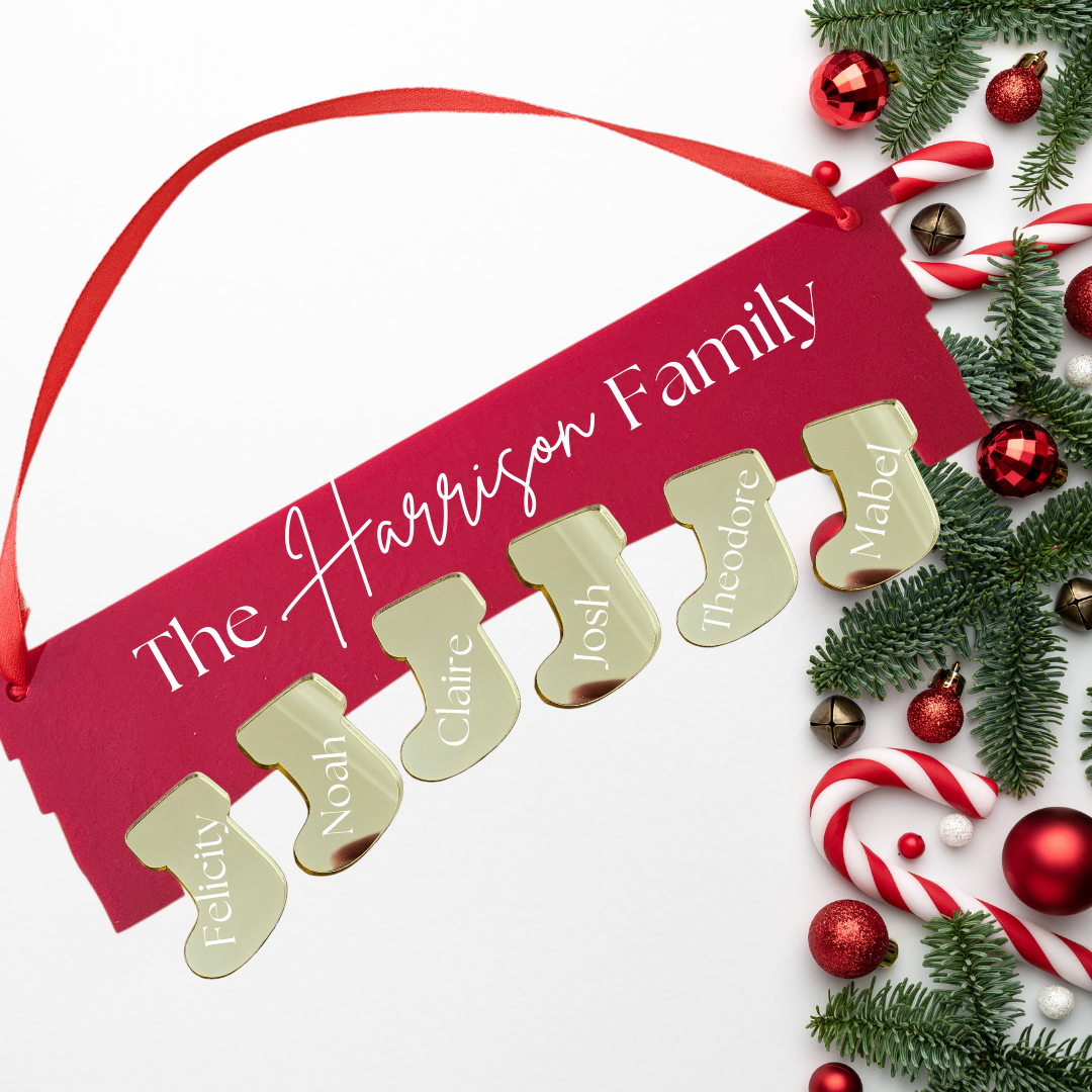Personalised Family Mantlepiece