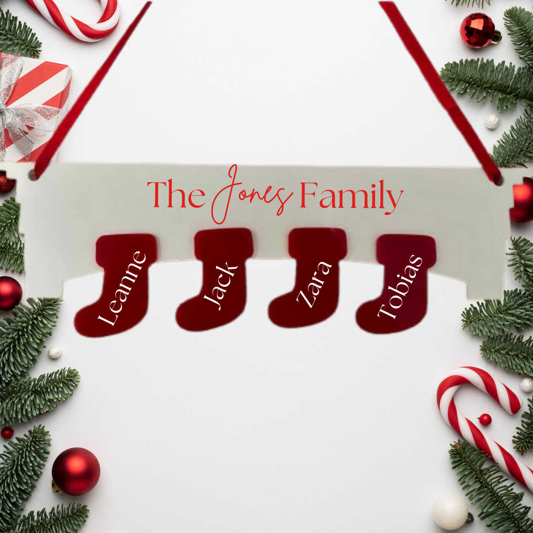 Personalised Family Mantlepiece
